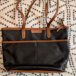 Rosetti Black and Brown Women's Tote Bag
